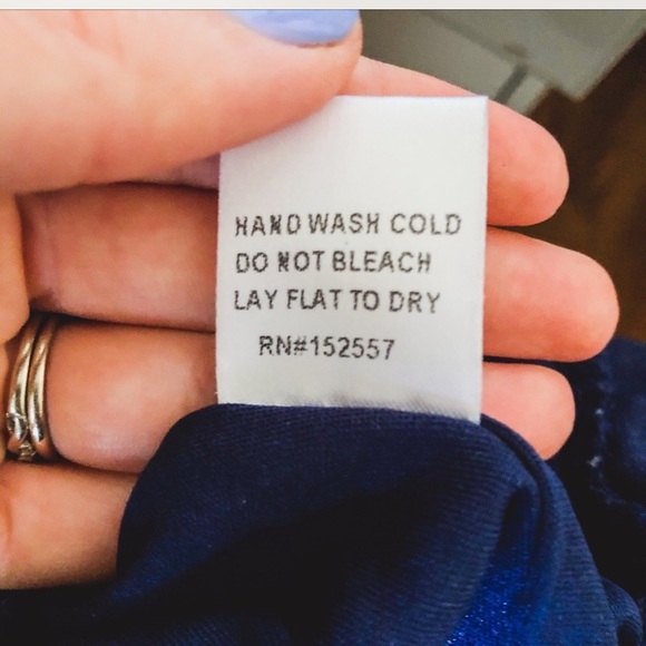 Stevie Hender | Embroidered Navy Jumpsuit - Picture 8 of 8